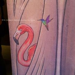 Naturalis Museum. Decorative printed panel