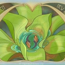 Naturalis Museum. Example of birth announcement card in the 'Babies' section