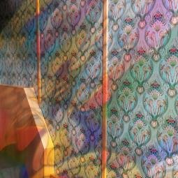 Naturalis Museum. Wallpaper design in place in the exhibition. 'Babies' section