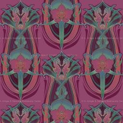 Naturalis Museum. Wallpaper design for the interior of the exhibition. Sex section