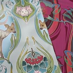 Naturalis Museum. Wallpaper designs for the interior of the exhibition. 'Babies' and 'Sex' sections