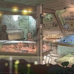 Quick concept for a refurbishment project in the Dutch Railway Museum (Spoorwegmuseum). Leisure Expert Group