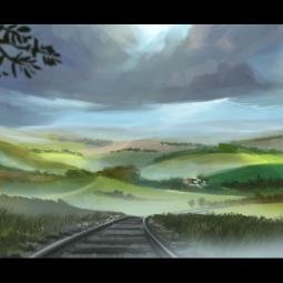 Concept art for 'De Vuurproef', Railway Museum, Utrecht. House of Secrets