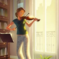 The violin. Digital