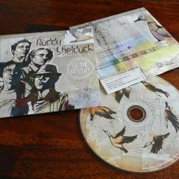 To the rescue, Ruddy Shelduck. Artwork for a record cover and CD. Digital.