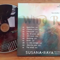 Wind Rose, Susana Raya. Artwork for record cover (back and CD). Digital.