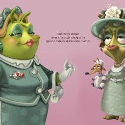 Artwork for feature film Planet 51. Character colour. Digital