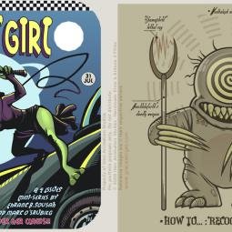 Artwork for feature film Planet 51. Production graphic design. Comic cover and Poster. Digital