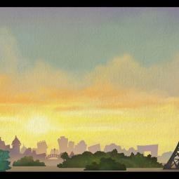 Ways to Live Forever feature film artwork. Illustration prepared for CGI animation. Concept and final art. El Capitán Pictures. Miopia FX.