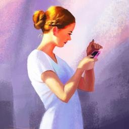 SunSms. Digital. From photo reference by I. Fernández