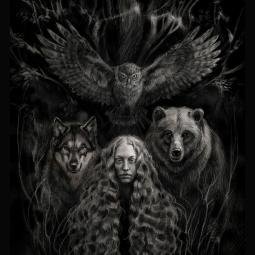 The shadows within you. Inspired by Olga Gridina's Photography. Digital