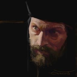 Wolfhall. Digital from photo reference from the series. 