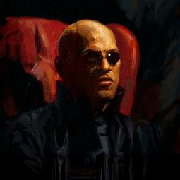 Morpheus. The matrix. Digital
