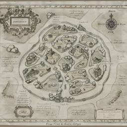 National Lottery TV ad. Map used in the production. Digital. 