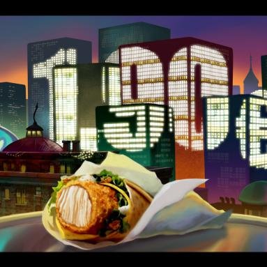 McDonalds TV ad. Concept art for film shooting. 