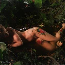 Art for REPSOL TV ad. Gardens of Babylon. Digital illustration for body transfer. Production photo