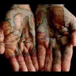 Art for REPSOL TV ad. Empires. Body painting on location