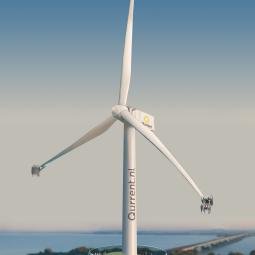 Final art for Qurrent advertising campaign. Simulating attractions in a theme park of windmills. Jora Entertainment. 